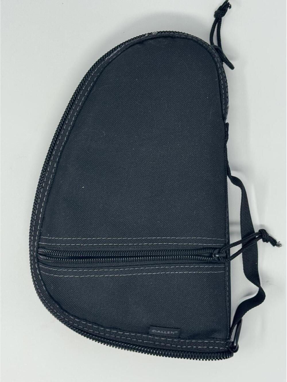 Allen® Torrey Black Handgun Case Zippered Lockable Case Zipper and Front Pocket
